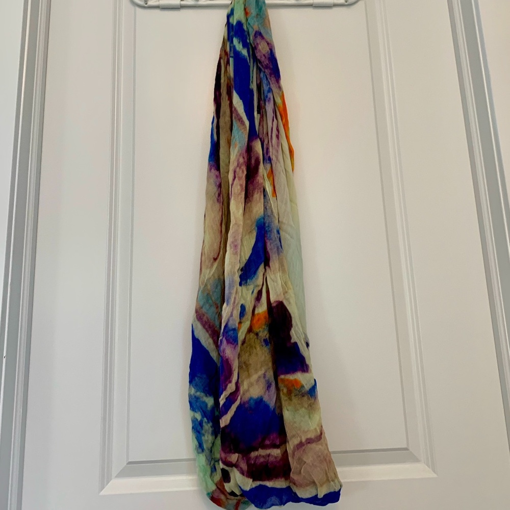 Anthropologie Watercolour Infinity Scarf